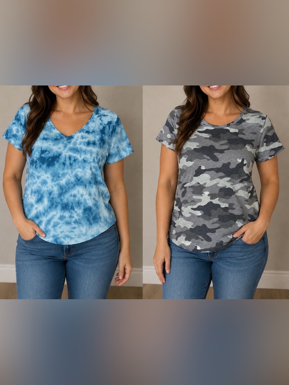 (0021) Women’s : Medium Old Navy Short Sleeve Shirt Bundle- A1